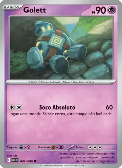 Golett – Carta Pokémon TCG