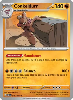 Conkeldurr – Carta Pokémon TCG