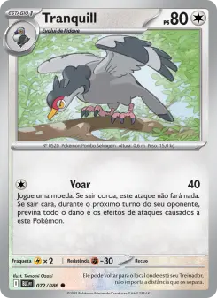 Tranquill – Carta Pokémon TCG