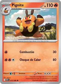 Pignite – Carta Pokémon TCG