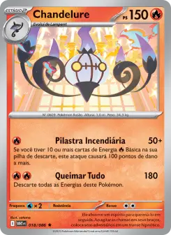 Chandelure – Carta Pokémon TCG