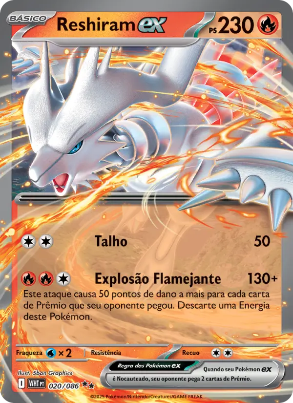 Reshiram ex – Pokémon TCG