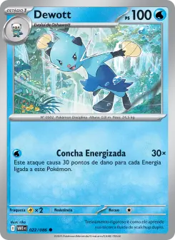 Dewott – Carta Pokémon TCG