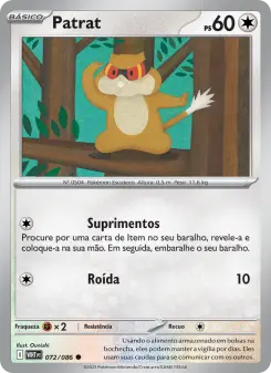 Patrat – Carta Pokémon TCG