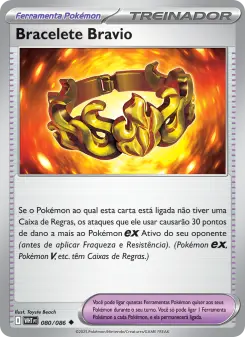 Bracelete Bravio – Carta Pokémon TCG