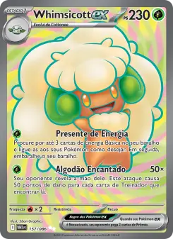 Whimsicott ex – Carta Pokémon TCG