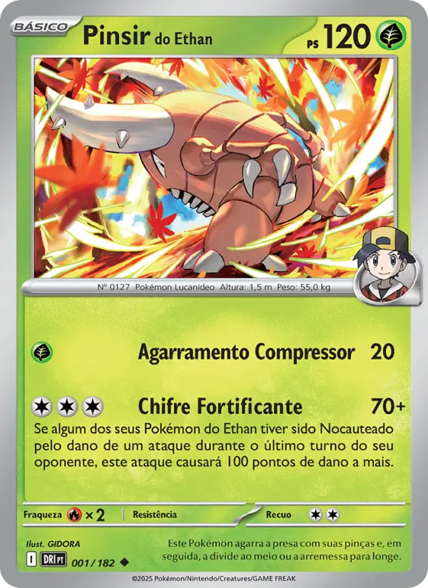 Pinsir do Ethan – Pokémon TCG