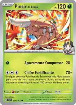 Pinsir do Ethan – Carta Pokémon TCG