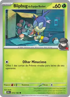 Blipbug da Equipe Rocket – Carta Pokémon TCG