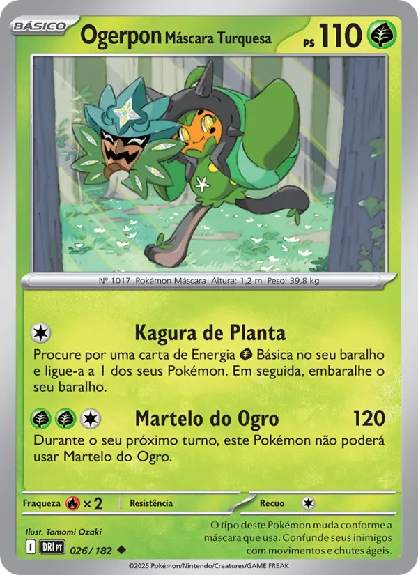 Ogerpon Máscara Turquesa – Pokémon TCG