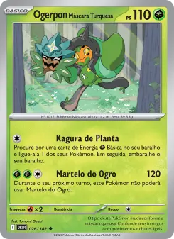 Ogerpon Máscara Turquesa – Carta Pokémon TCG