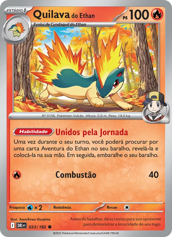 Quilava do Ethan – Pokémon TCG