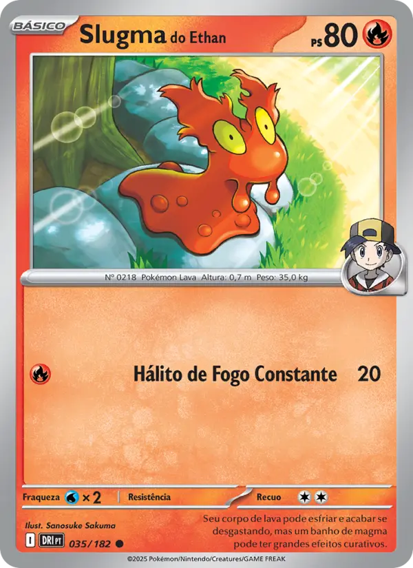 Slugma do Ethan – Pokémon TCG