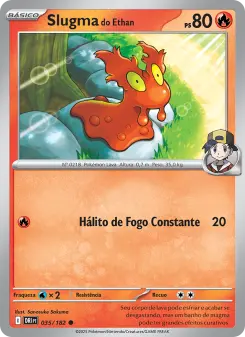 Slugma do Ethan – Carta Pokémon TCG