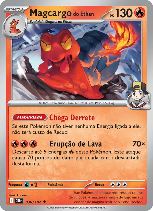 Magcargo do Ethan – Pokémon TCG
