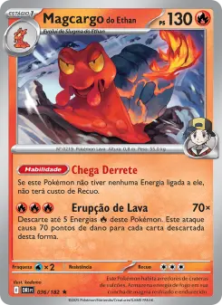 Magcargo do Ethan – Carta Pokémon TCG