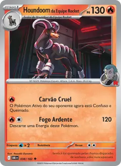 Houndoom da Equipe Rocket – Carta Pokémon TCG