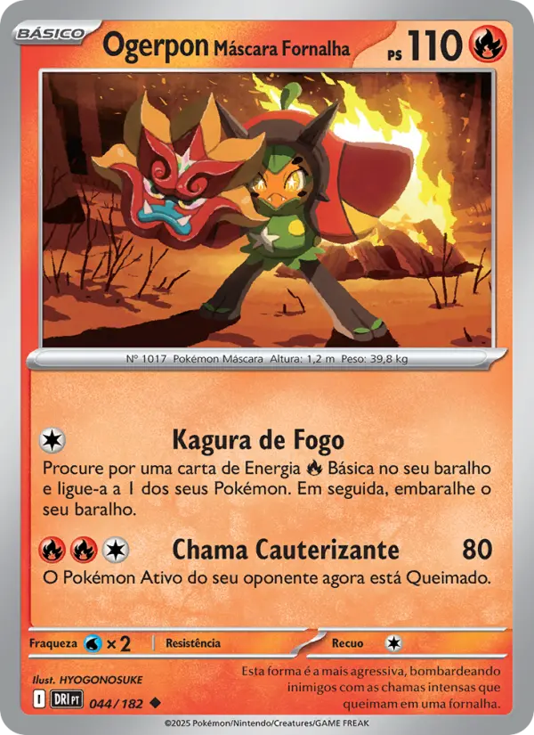 Ogerpon Máscara Fornalha – Pokémon TCG