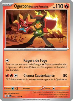 Ogerpon Máscara Fornalha – Carta Pokémon TCG