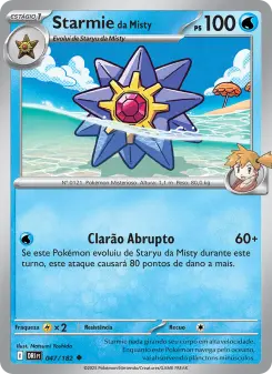 Starmie da Misty – Carta Pokémon TCG