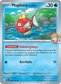 Magikarp da Misty – Carta Pokémon TCG