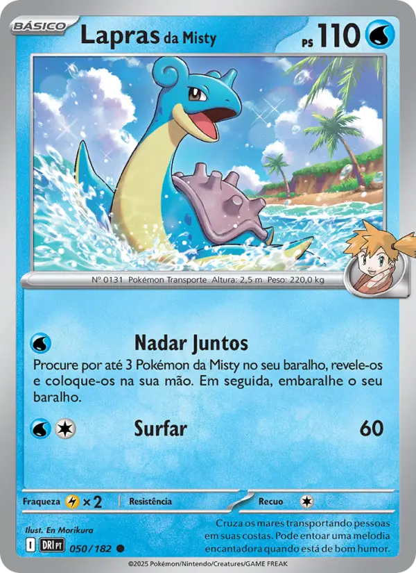 Lapras da Misty – Pokémon TCG