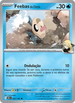 Feebas da Cíntia – Carta Pokémon TCG