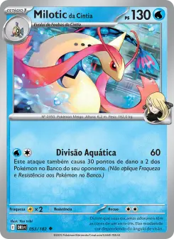 Milotic da Cíntia – Carta Pokémon TCG