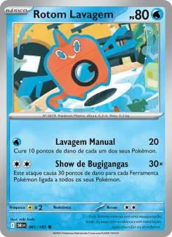 Rotom Lavagem – Carta Pokémon TCG