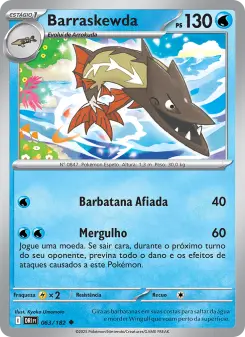 Barraskewda – Carta Pokémon TCG