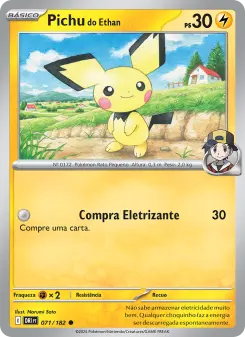 Pichu do Ethan – Carta Pokémon TCG