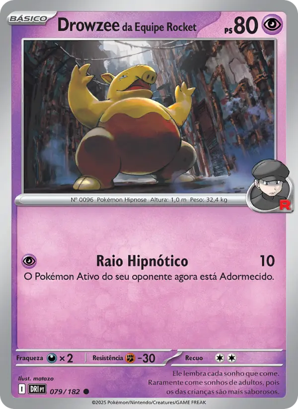 Drowzee da Equipe Rocket