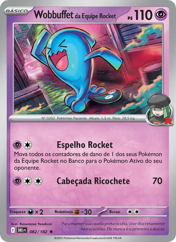 Wobbuffet da Equipe Rocket – Pokémon TCG