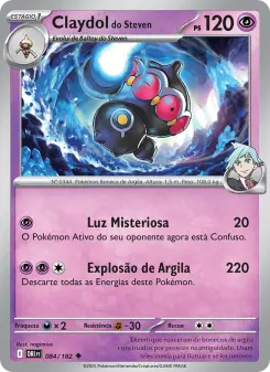 Claydol do Steven – Carta Pokémon TCG
