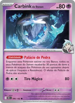 Carbink do Steven – Carta Pokémon TCG