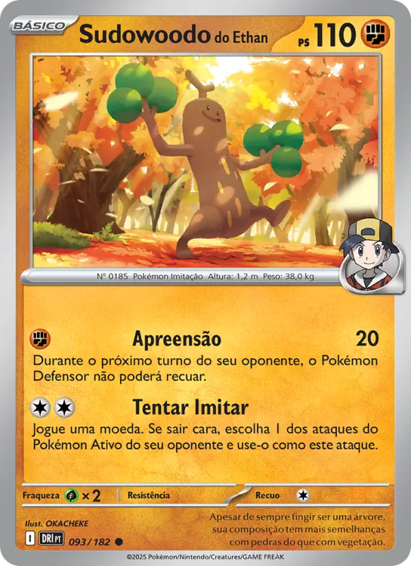 Sudowoodo do Ethan – Pokémon TCG