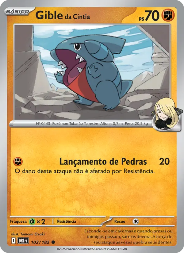 Gible da Cíntia – Pokémon TCG