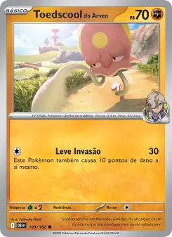 Toedscool do Arven – Carta Pokémon TCG