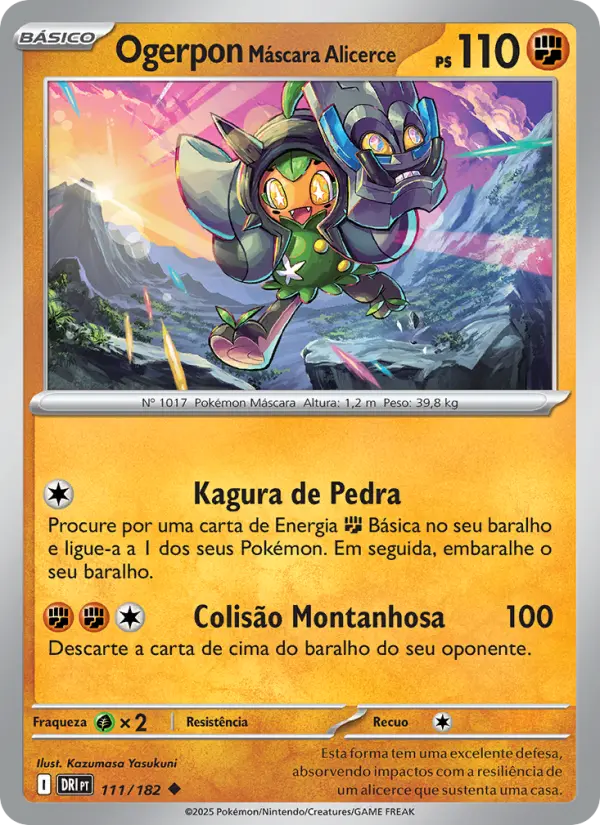Ogerpon Máscara Alicerce – Pokémon TCG