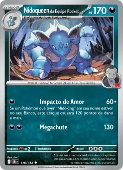 Nidoqueen da Equipe Rocket – Carta Pokémon TCG