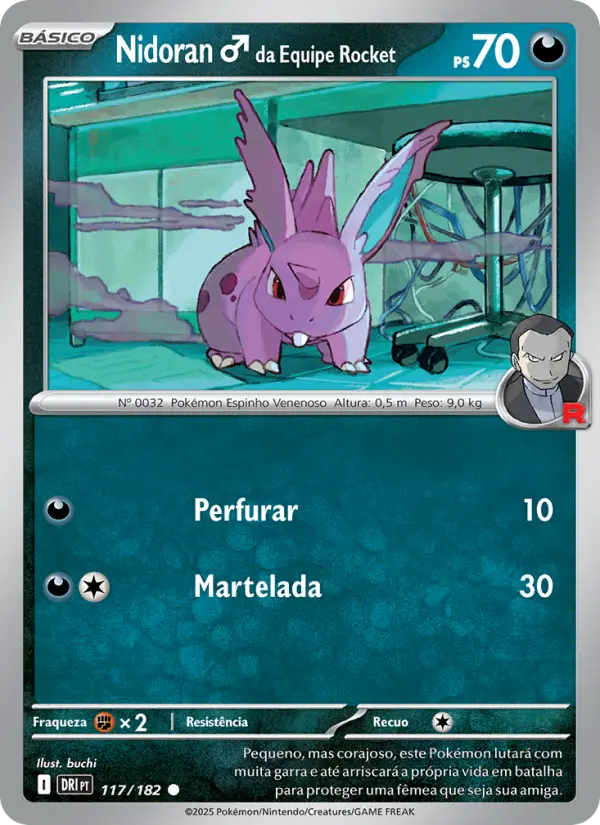 Nidoran♂ da Equipe Rocket – Pokémon TCG