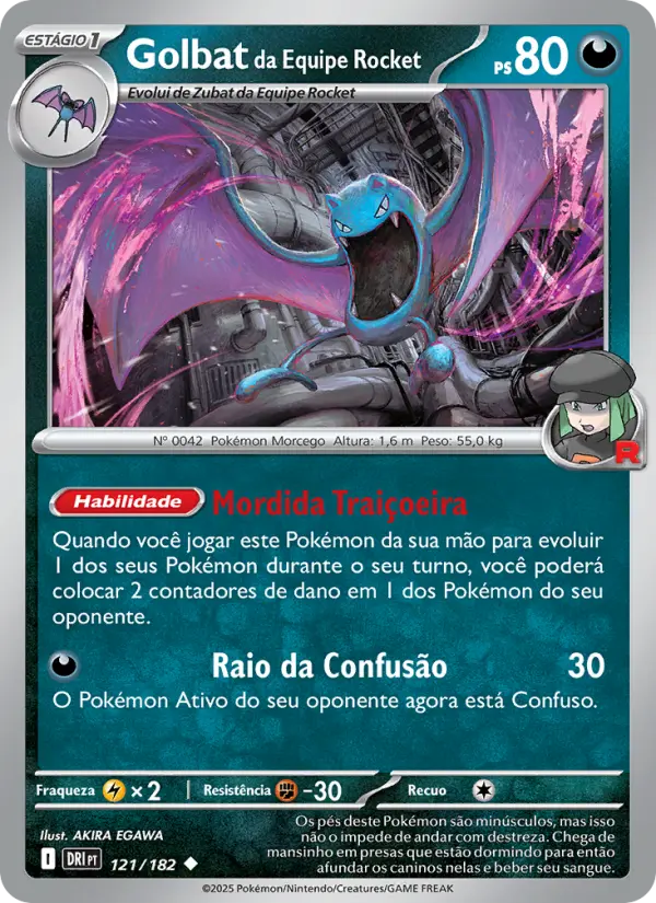 Golbat da Equipe Rocket – Pokémon TCG