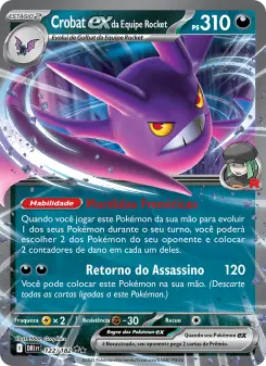 Crobat ex da Equipe Rocket – Carta Pokémon TCG