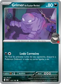 Grimer da Equipe Rocket – Carta Pokémon TCG
