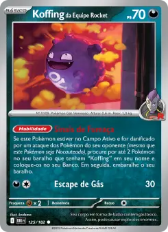 Koffing da Equipe Rocket – Carta Pokémon TCG