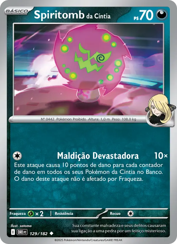 Spiritomb da Cíntia – Pokémon TCG