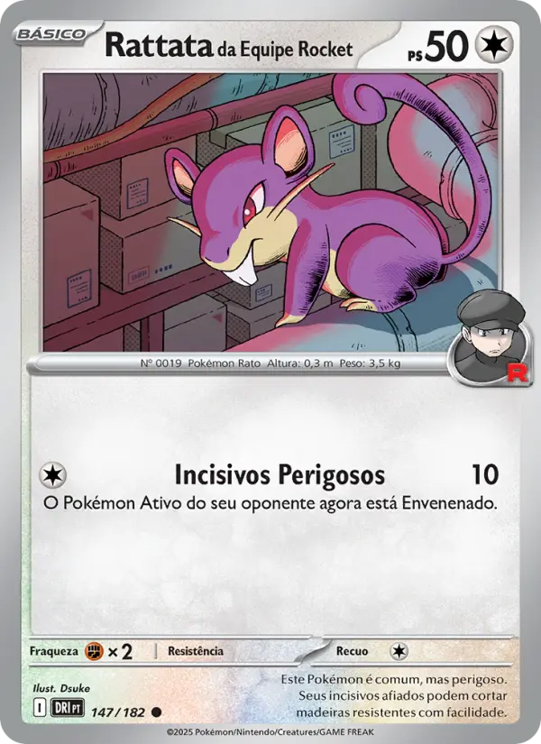 Rattata da Equipe Rocket – Pokémon TCG