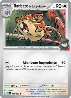 Raticate da Equipe Rocket – Carta Pokémon TCG