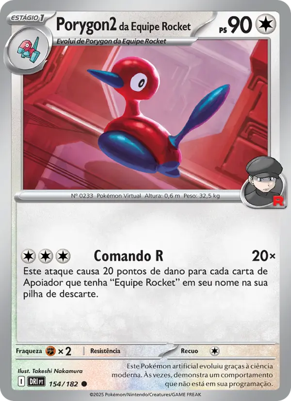 Porygon2 da Equipe Rocket – Pokémon TCG