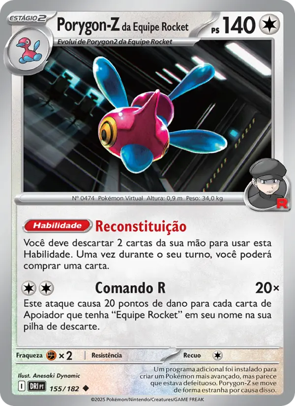 Porygon-Z da Equipe Rocket – Pokémon TCG